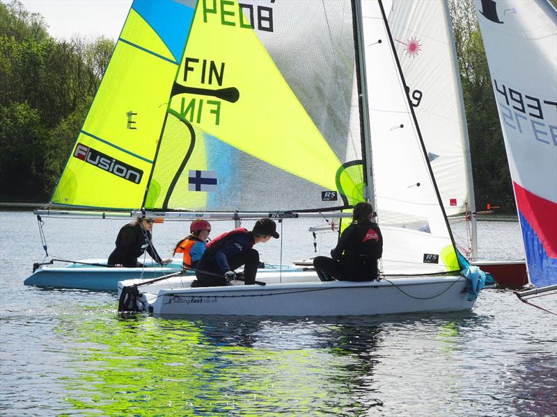 FM Sailing Northamptonshire Youth Series leg 2 at Middle Nene photo copyright MNSC taken at Middle Nene Sailing Club and featuring the Dinghy class