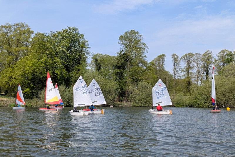 Young sailors compete in Dragon Series at Gresford photo copyright GSC taken at Gresford Sailing Club and featuring the Dinghy class