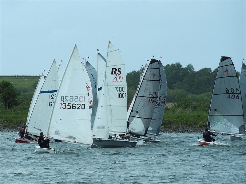 Surely something has to go wrong part 1 during the Border Counties Midweek Sailing at Shotwick Lake - photo © John Nield