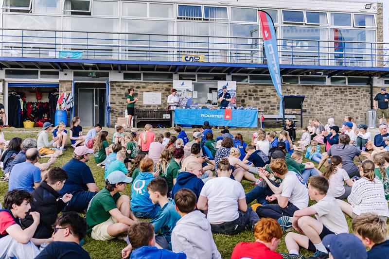 Prizegiving - NEYYSA North Region Youth & Junior Championships at Derwent Reservoir photo copyright Antoni Mamaandja taken at Derwent Reservoir Sailing Club and featuring the Dinghy class