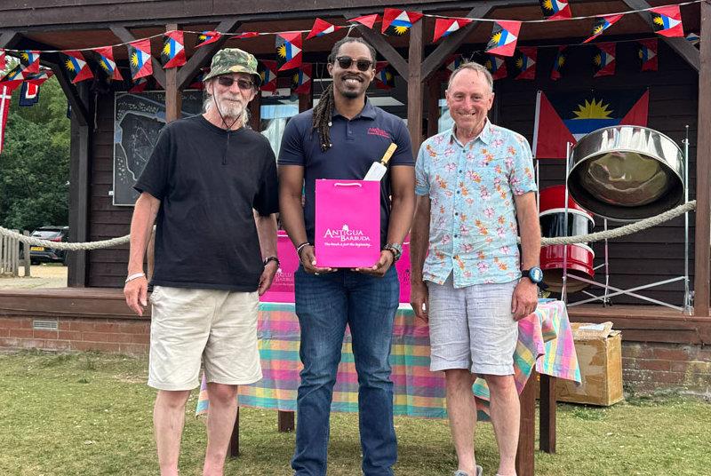 First double-handed, Carl Day and Alan Shaw - 13th SESCA Antigua Sailing Day Regatta photo copyright Mike Steele taken at St Edmundsbury Sailing & Canoeing Association and featuring the Dinghy class