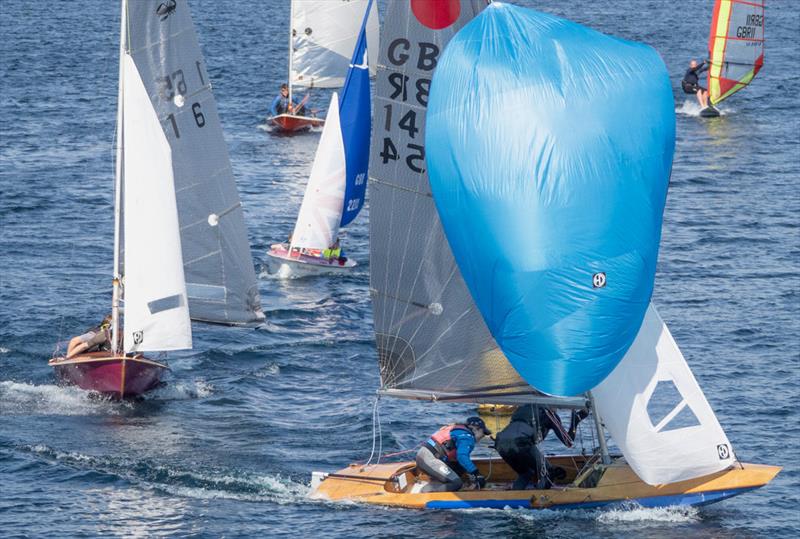 Novice Fleet racing - 40th Anniversary Regatta at Notts County photo copyright David Eberlin taken at Notts County Sailing Club and featuring the Dinghy class