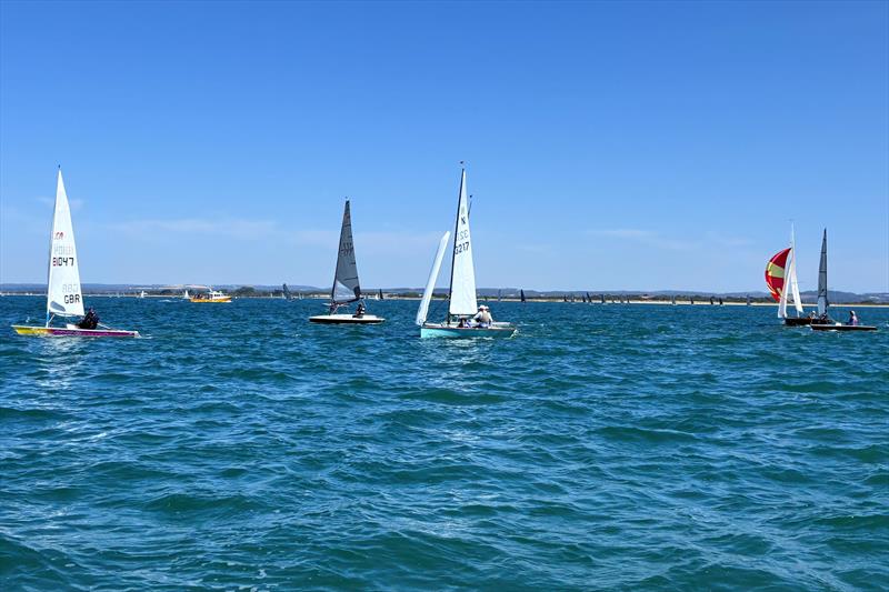 Chichester Harbour Race Week day 3 photo copyright Greg Wells taken at Chichester Yacht Club and featuring the Dinghy class