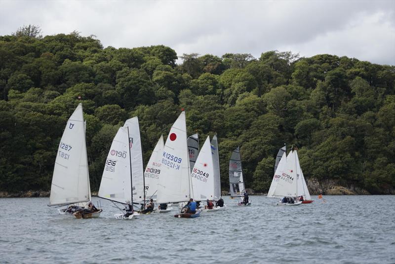 Coming up to the start at the pin end, part of the HCP1 Fleet - Solway Yacht Club's Kippford Week and the Kippford RNLI Regatta photo copyright Finlay Train taken at Solway Yacht Club and featuring the Dinghy class