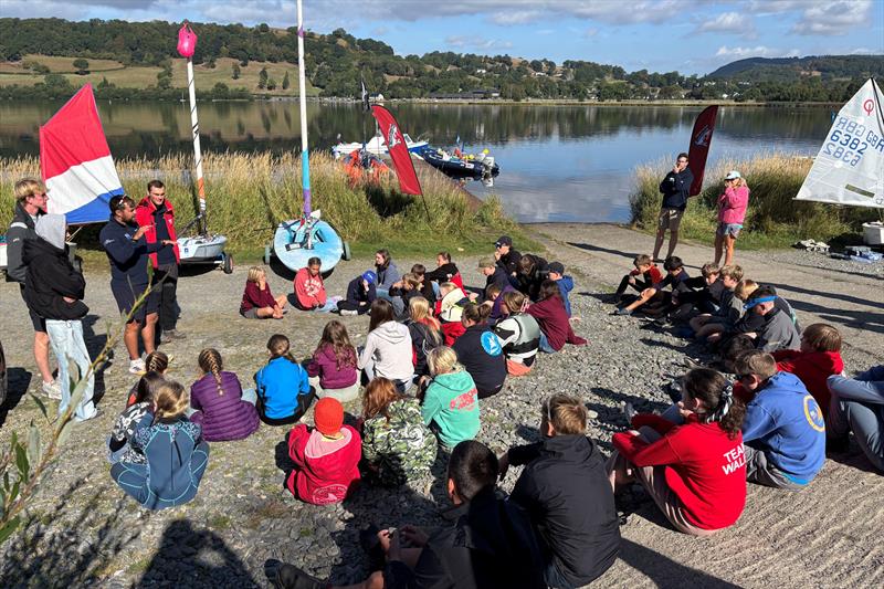 Coaches lead a session at the Welsh Sailing OnBoard Festival - photo © RYACW