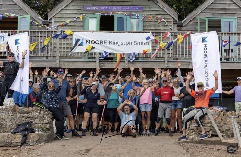 Competitors in the Dartmouth Royal Regatta at Dittisham SC - photo © Paul Gibbins Photography