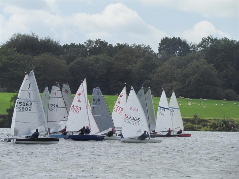 On our way during the Border Counties Midweek Series at Budworth photo copyright Brian Herring taken at Budworth Sailing Club and featuring the Dinghy class