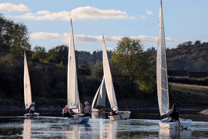 Approaching the turning buoy, John Broadbent and Louise Allan in the lead - Palnackie Race at Solway - photo © James Colbeck