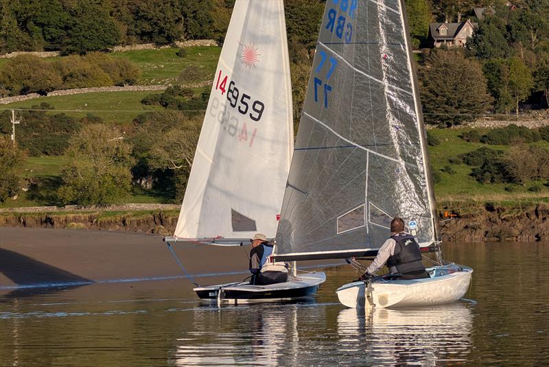 Eventual winner Richard Colbeck (L) and Stewart Mitchell (R) in very close company - Palnackie Race at Solway - photo © James Colbeck