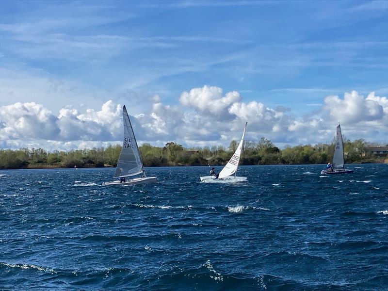 Hunts Sailing Club Winter Series photo copyright Simon Maskell taken at Hunts Sailing Club and featuring the Dinghy class