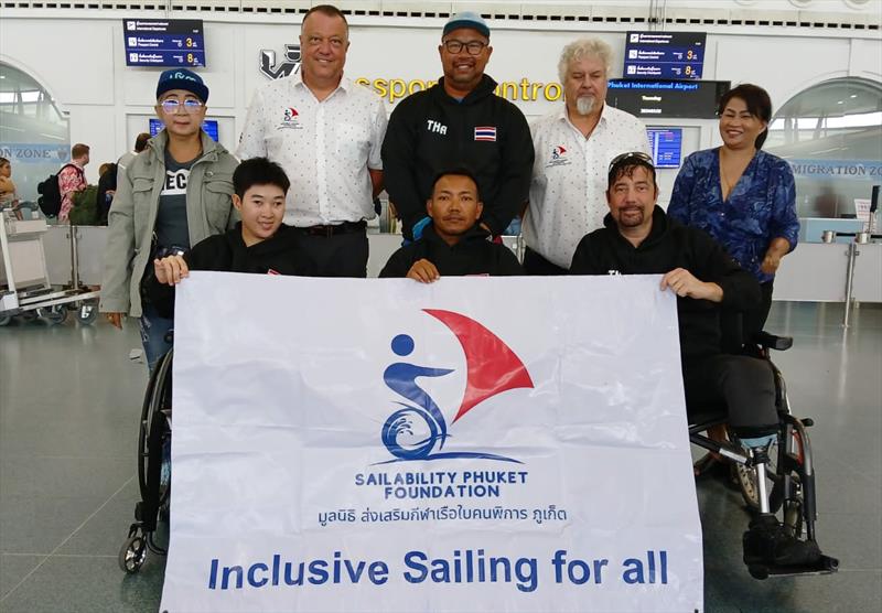 Sailability Phuket at 2nd SEA Parasailing Champs photo copyright Sailability Phuket taken at  and featuring the Disabled class