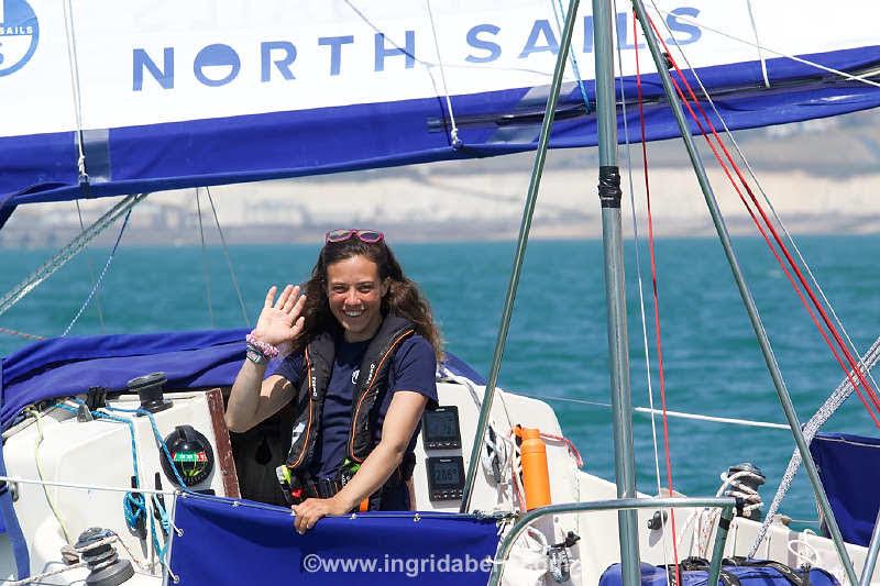 Jazz Turner completes Project FEAR - her solo, unassisted, circumnavigation of the British Isles & Ireland photo copyright Ingrid Abery / www.ingridabery.com taken at Brighton Marina Yacht Club and featuring the Disabled class