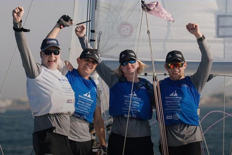GBR Blind Sailing Team Wins World Championships in Oman - photo © World Sailing