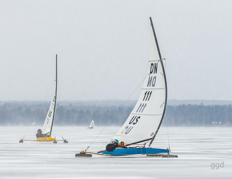 2021 DN Iceboat North American Championship at Black Lake, Michigan photo copyright Gretchen Dorian taken at  and featuring the DN Ice Yacht class