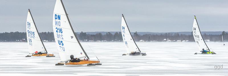 2021 DN Iceboat North American Championship at Black Lake, Michigan photo copyright Gretchen Dorian taken at  and featuring the DN Ice Yacht class