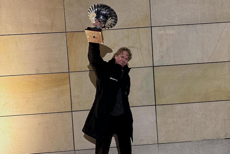 Tom Hogård wins the DN class - Junior DN & Ice Optimist World and European Championship in Znin, Poland - photo © Bartosz Modelski