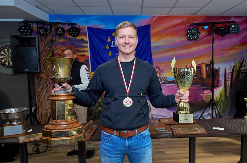 Estonian sailor Rasmus Malin wins the world title - DN World and European Championships in Poland photo copyright Gwidon Libera taken at  and featuring the DN Ice Yacht class