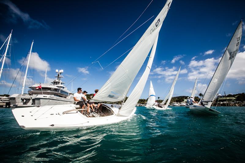 Action from the Antigua Dragon YC Challenge photo copyright Shirley O'Hara Falcone taken at Harmony Hall Yacht Club and featuring the Dragon class