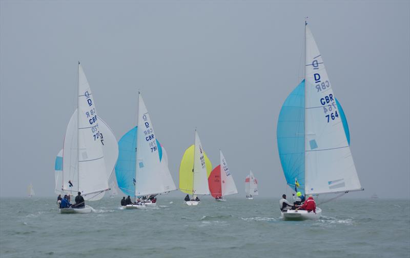 Day 7 of Aberdeen Asset Management Cowes Week photo copyright Tom Hicks / www.solentaction.com taken at Cowes Combined Clubs and featuring the Dragon class