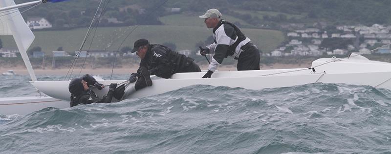 Dragon Edinburgh Cup at Abersoch day 3 photo copyright Fiona Brown / www.fionabrown.com taken at South Caernarvonshire Yacht Club and featuring the Dragon class