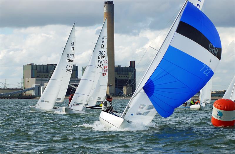 Dragon East Coast Championship at Medway photo copyright Nick Champion / www.championmarinephotography.co.uk taken at Medway Yacht Club and featuring the Dragon class