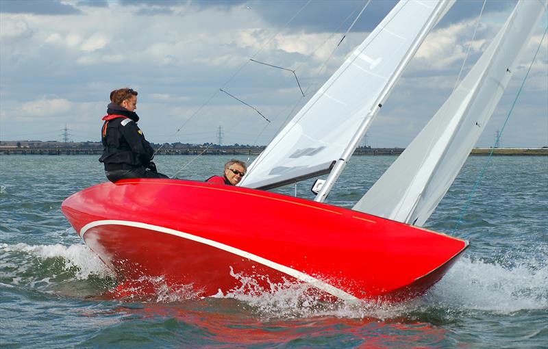 Dragon East Coast Championship at Medway photo copyright Nick Champion / www.championmarinephotography.co.uk taken at Medway Yacht Club and featuring the Dragon class