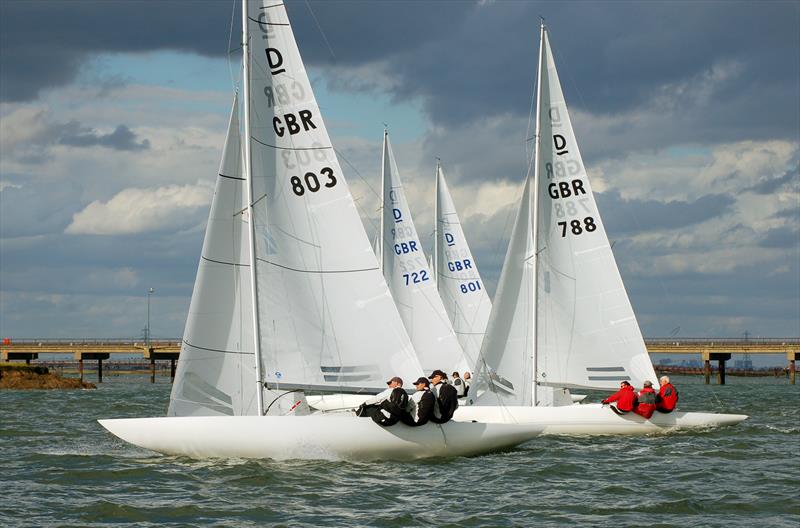 Dragon East Coast Championship at Medway photo copyright Nick Champion / www.championmarinephotography.co.uk taken at Medway Yacht Club and featuring the Dragon class