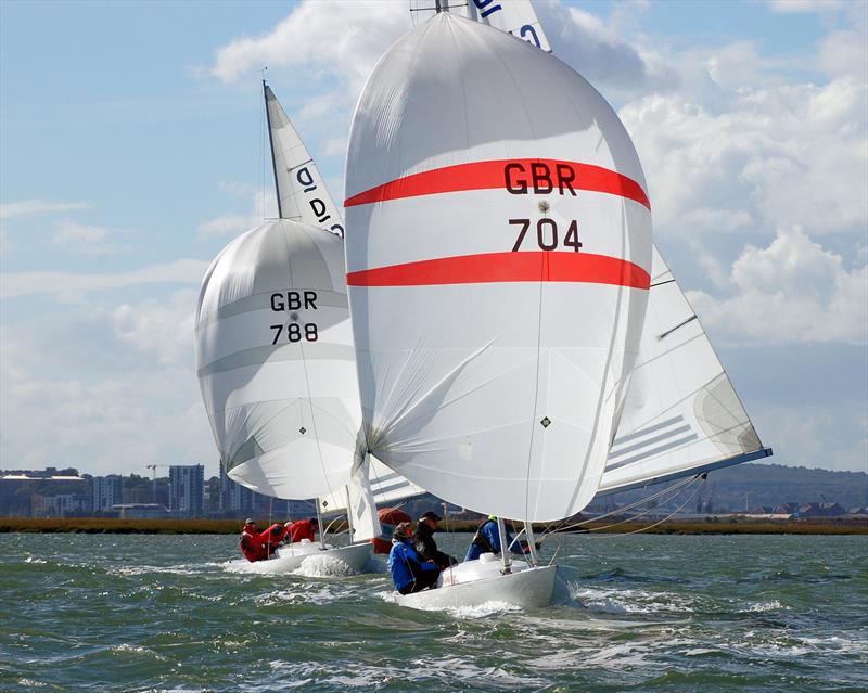 Dragon East Coast Championship at Medway photo copyright Nick Champion / www.championmarinephotography.co.uk taken at Medway Yacht Club and featuring the Dragon class