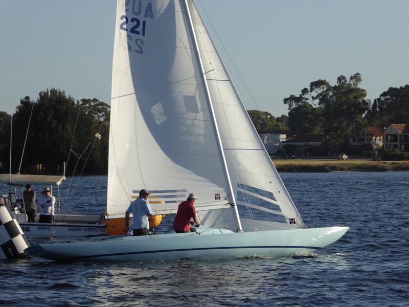 Lovelady (221) during the first weekend of the WA Dragon State Championship photo copyright Jonny Fullerton taken at Royal Freshwater Bay Yacht Club and featuring the Dragon class