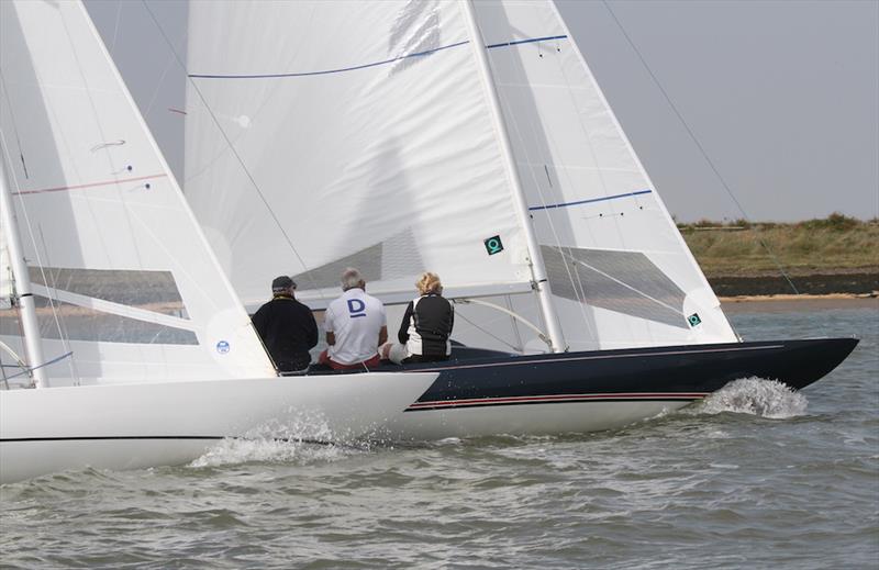 125th anniversary Burnham Week day 1 photo copyright Roger Mant taken at Royal Burnham Yacht Club and featuring the Dragon class