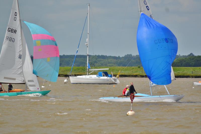 British Classic and Vintage Dragon Championship at Aldeburgh Classics Weekend photo copyright John Adcroft taken at Aldeburgh Yacht Club and featuring the Dragon class