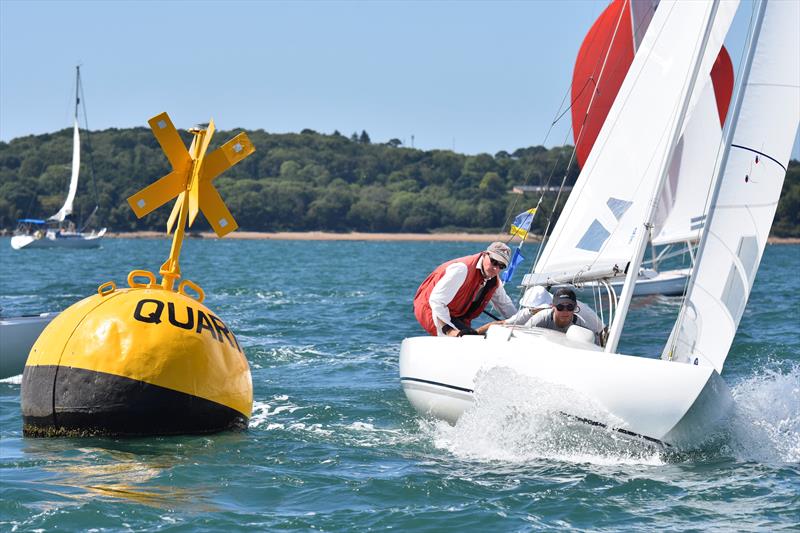 Lendy Cowes Week day 2 photo copyright Tom Hicks / www.solentaction.com taken at Cowes Combined Clubs and featuring the Dragon class