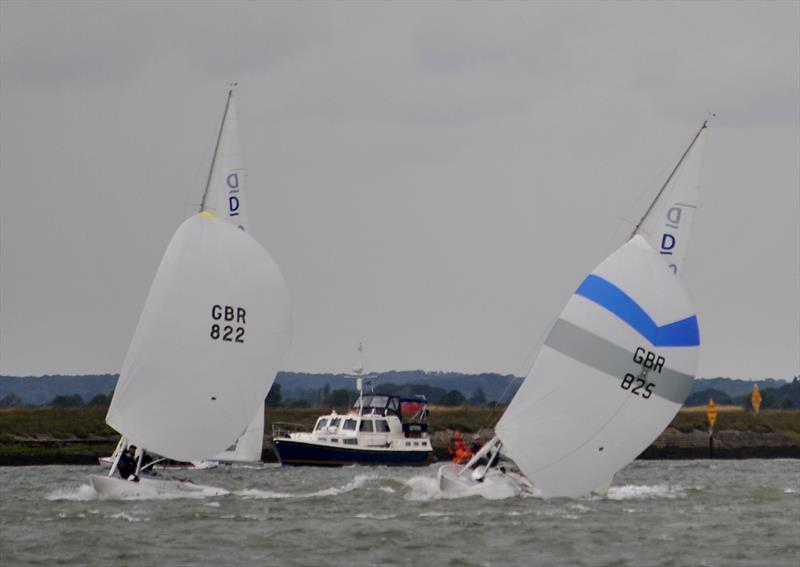 Burnham Week day 2 photo copyright Alan Hanna taken at Royal Corinthian Yacht Club, Burnham and featuring the Dragon class