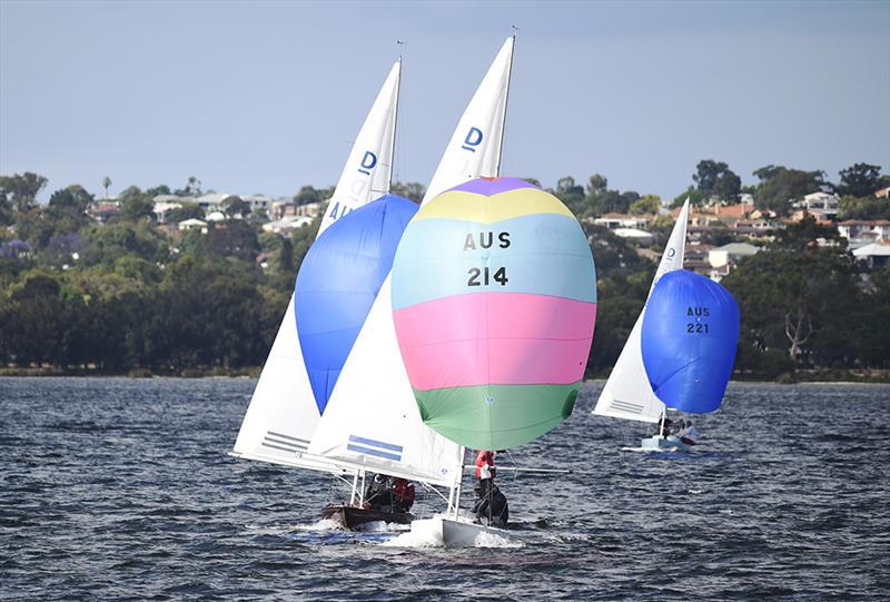 AUS214, Willy Packer, during the Dragon State Championship in Perth photo copyright Richard Polden Photography taken at Royal Freshwater Bay Yacht Club and featuring the Dragon class