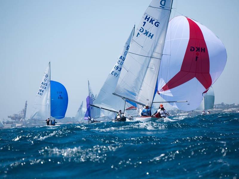 HKG 1 - Australasian Dragon Championship for the Prince Philip Cup, Day 3 photo copyright Tom Hodge Media taken at Fremantle Sailing Club and featuring the Dragon class