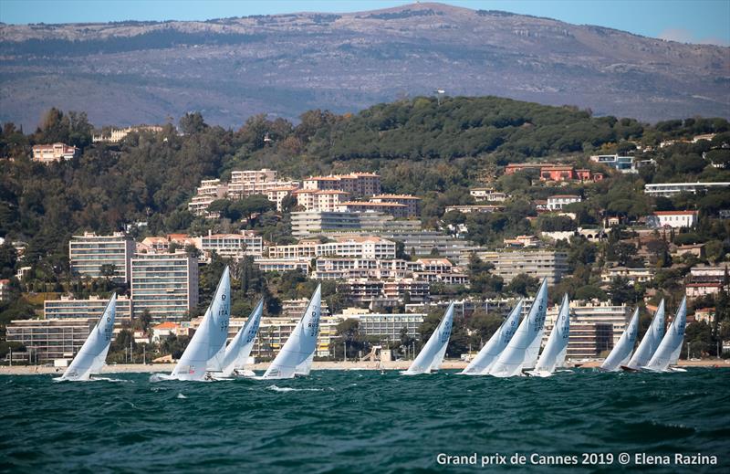 Dragon Grand Prix Cannes 2019 day 3 photo copyright Elena Razina taken at Yacht Club de Cannes and featuring the Dragon class