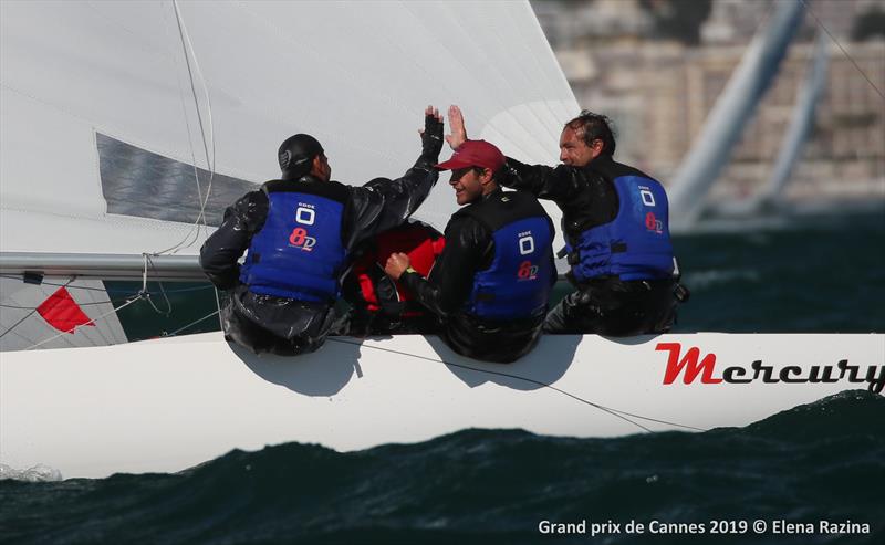 Dragon Grand Prix Cannes 2019 day 3 photo copyright Elena Razina taken at Yacht Club de Cannes and featuring the Dragon class