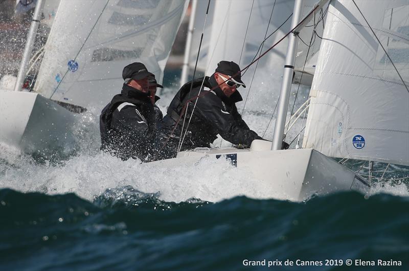 Dragon Grand Prix Cannes 2019 day 3 photo copyright Elena Razina taken at Yacht Club de Cannes and featuring the Dragon class