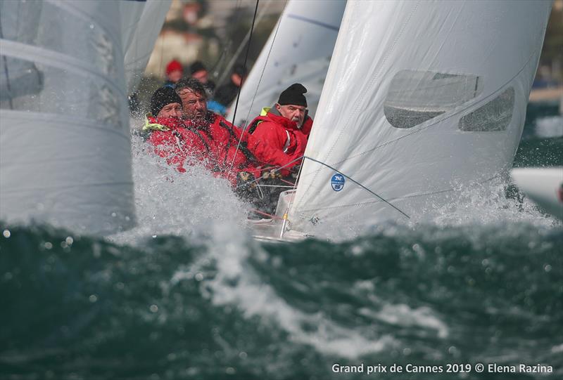 Dragon Grand Prix Cannes 2019 day 3 photo copyright Elena Razina taken at Yacht Club de Cannes and featuring the Dragon class