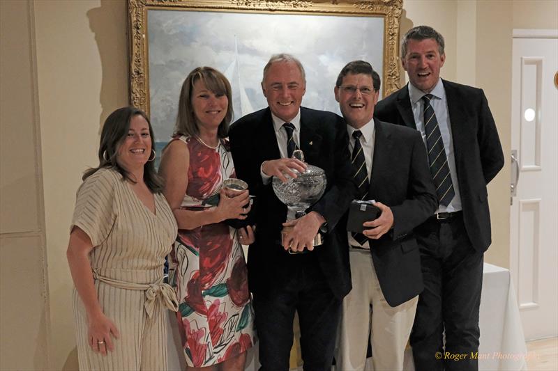 'Avalanche' take the trophy in the Royal Corinthian Yacht Club 2019 Dragon Easter Regatta photo copyright Roger Mant Photography taken at Royal Corinthian Yacht Club, Burnham and featuring the Dragon class