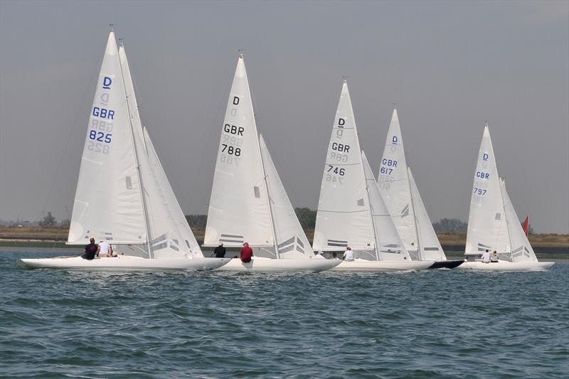 Burnham Week Day 1 photo copyright Alan Hanna taken at Royal Burnham Yacht Club and featuring the Dragon class