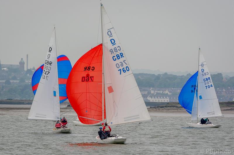 Hands Off during the Medway Regatta 2021 photo copyright Paul Babbington taken at Medway Yacht Club and featuring the Dragon class
