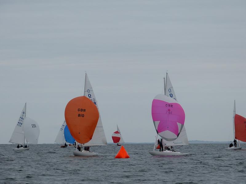 Dragon Edinburgh Cup  at the Royal Forth Yacht Club day 1 photo copyright Emma York taken at Royal Forth Yacht Club and featuring the Dragon class