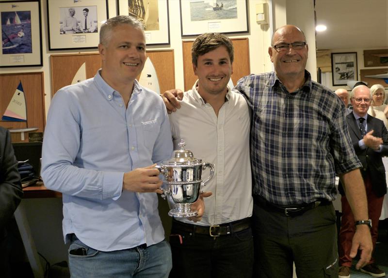 Tom Vernon, Adam Bowers, Oliver Spensley-Corfield win the Dragon Edinburgh Cup at the Royal Forth Yacht Club photo copyright Emma York taken at Royal Forth Yacht Club and featuring the Dragon class
