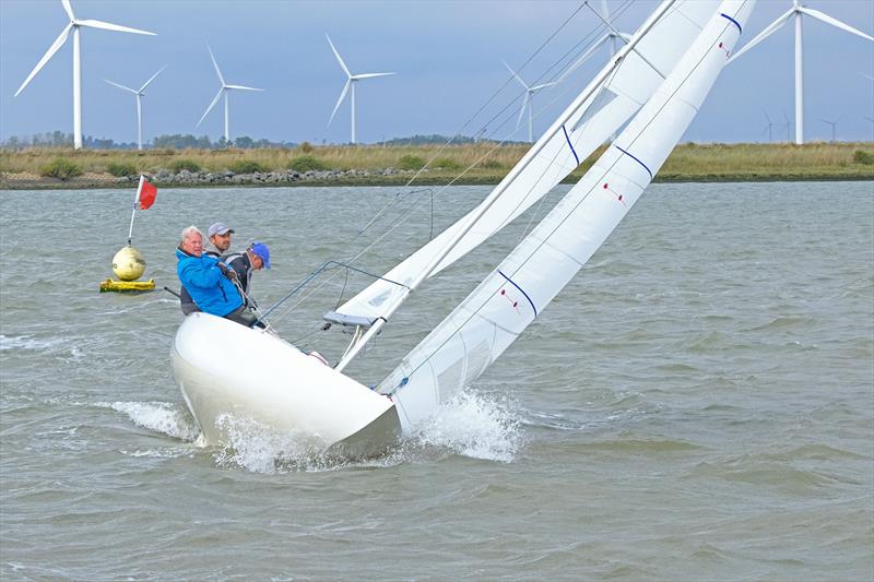 Pageboy XI during the Dragon East Coast Championships 2021 at Burnham photo copyright Roger Mant taken at Royal Corinthian Yacht Club, Burnham and featuring the Dragon class