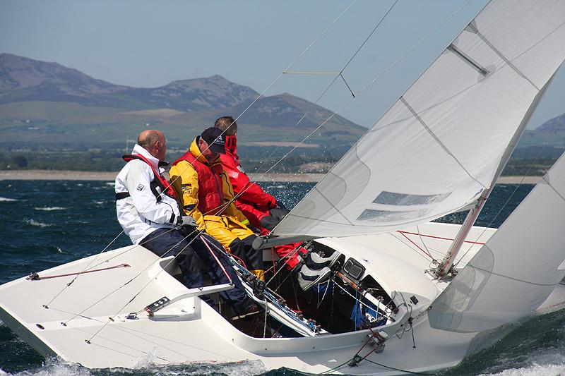 Dragon Edinburgh Cup day 1 photo copyright Fiona Brown / www.fionabrown.com taken at South Caernarvonshire Yacht Club and featuring the Dragon class