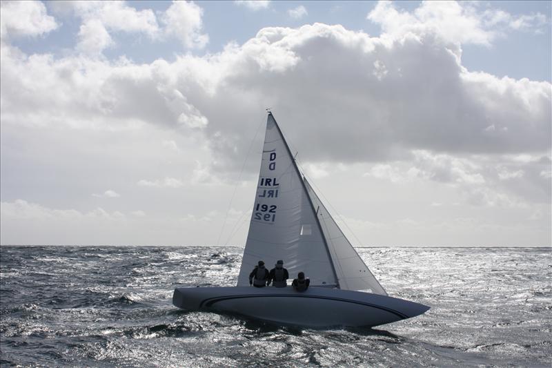 Irish Dragon South Coast Championships at Glandore photo copyright Richard Harriso taken at Glandore Harbour Yacht Club and featuring the Dragon class