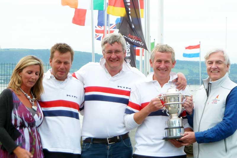 Dragon Edinburgh Cup secured by Simon Brien, Mark Brien and David Gomes  photo copyright Thomas Anderson / www.taphotos.co.uk taken at Royal North of Ireland Yacht Club and featuring the Dragon class