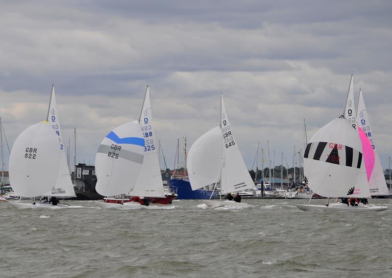 Burnham Week day 3 photo copyright Alan Hanna taken at Royal Corinthian Yacht Club, Burnham and featuring the Dragon class