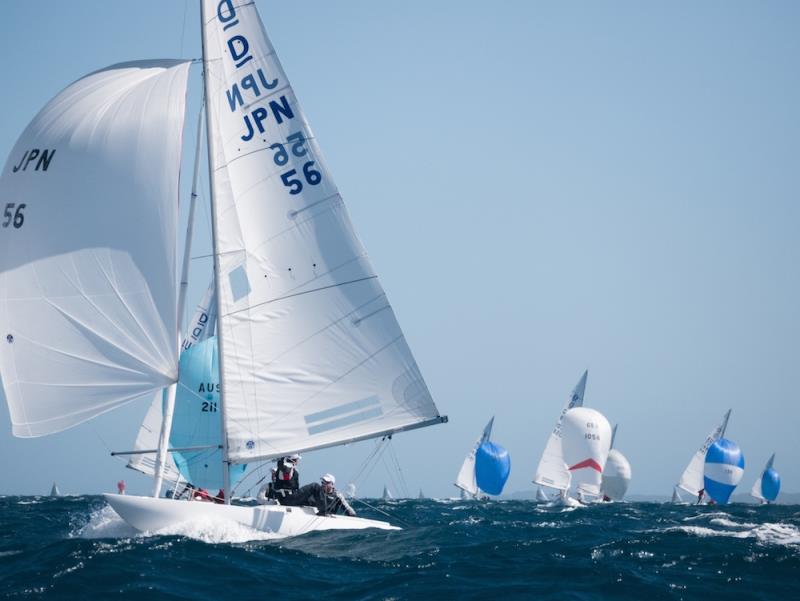 JPN56 Peter Gilmour - Australasian Dragon Championship, Day 1 of the Prince Philip Cup - photo © Tom Hodge Media